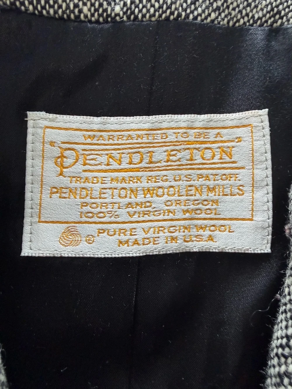 Pendleton vintage woolen